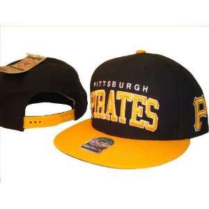 Black Pittsburgh Pirates Adjustable Snap Back Baseball Cap Hat Giant 