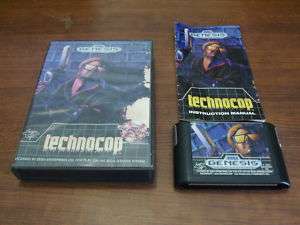 Techno Cop Sega Genesis TECHNOCOP COMPLETE/CIB 720326805324  