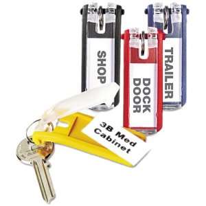  Durable Key Tags for Locking Key Cabinets, Plastic, 1 1/8 
