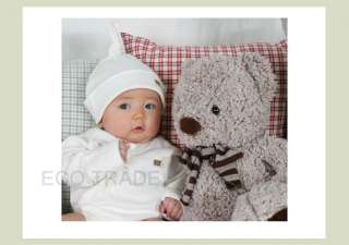 100% organic cotton baby knot cap for baby shower gift★  