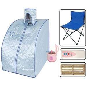  New Deluxe X large Home Spa Portable Steam Sauna Detox Ion 