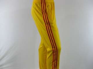  Originals Superstar Mens Large L Track Pants Bottoms Yellow Red Soccer
