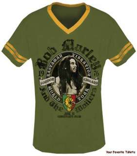 Licensed Bob Marley London Adult Soccer Shirt S XXL  