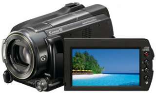 SONY HDR   XR 500V 120GB CAMCORDER + GPS + SONY MIC + SONY LENS + SONY 