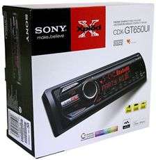 Sony CDX GT650UI Car CD//AAC/WMA/Ipod/USB Player Receiver + 4GB USB 