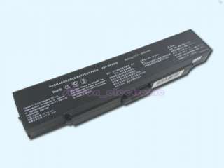 Black Laptop Battery for Sony VAIO VGN NR498E VGP BPS9/B VGP BPS9A/B 