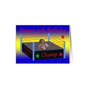  70th Birthday, Raccoons wrestling Card Toys & Games