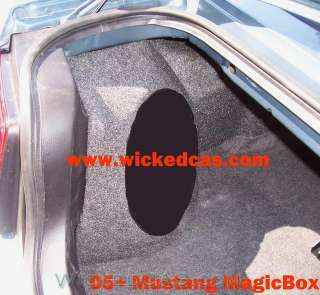 05 09 FORD MUSTANG SUB BOX SUBWOOFER PASSENGER 10  
