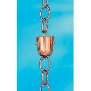 Blue Bell 3 Cup Rain Chain Extension, 3 ft Patio, Lawn 