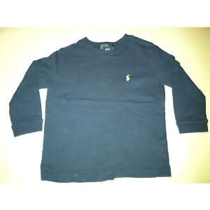  Polo Ralph Lauren Cotton Long Sleeve Navy Blue Shirt Boy 