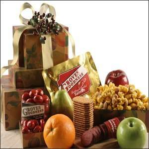 Goodness Tower of Fresh Fruit Gift Basket Christmas Gift Idea  