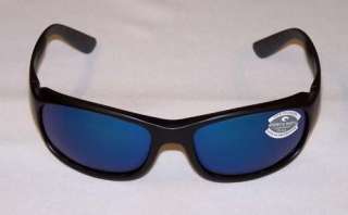 Costa Del Mar Sunglasses Tag Black 580 Blue Mirror TG11  