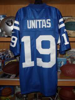 Johnny Unitas Baltimore Colts Throwback Jersey SEWN Medium NWT  