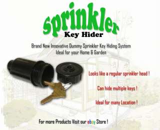 Home Security SPRINKLER KEY HIDING SYSTEM key hider   