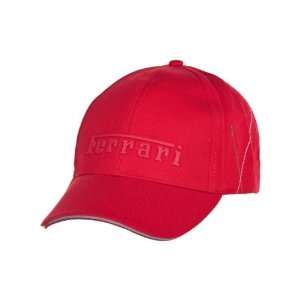  Ferrari Italia Cap Hat   Red