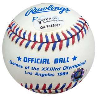   Autographed 1984 Olympics Baseball Steiner & MLB Holo #MR575005