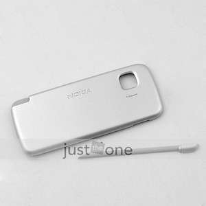Back Cover Housing + Stylus Touch Pen Nokia 5230 silver  