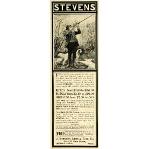 1902 Ad Rifles Pistols Shotgun J Stevens Arms & Tool Company Chicopee 