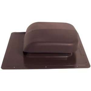   16 Inch by 20 Inch Weather Grey Plastic Roof Vent
