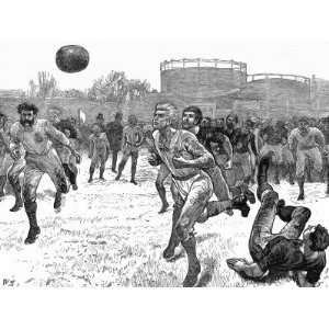  England Vs. Scotland Rugby Football Match, London, 1872 
