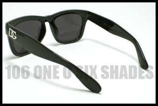 THICK Horn Rimmed Frame 80s Retro Vintage Fashion Sunglasses BLACK 