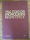 The Edison Phonograph Monthly Volume 14 1st Edition Signed Copy
