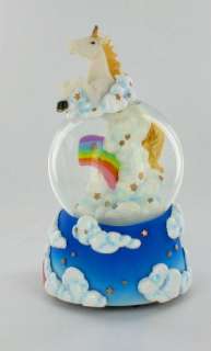Unicorn Rainbow Musical Snow Globe Water Ball