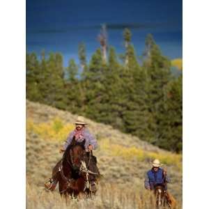 Idaho, Horse Riding Through the Sawtooth Mountains, USA Photographic 