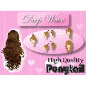  Le Secret Clip Ponytail   Deep Wave   Maple Brown Beauty