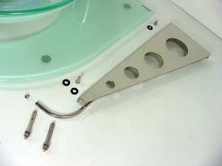 White Glass Lavatory Bathroom Vanity Sink Vessel Bowl  