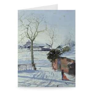 Winter Sheds by Timothy Easton   Greeting Card (Pack of 2)   7x5 inch 