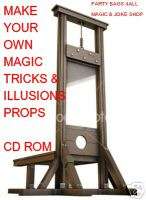 MAKE YOUR OWN MAGIC TRICKS, ILLUSIONS & PROPS PC CD Rom  