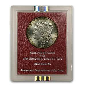  1899 S MS 65 Redfield Hoard Silver Dollar   MS 64 NGC 
