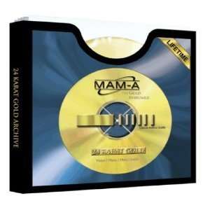 MAM A Silver Plus Gold DVD R Sleeve Pack 5 Gold Archive DVD 