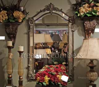 French ARCH Acanthus Leaf Beveled WALL MIRROR Horchow  