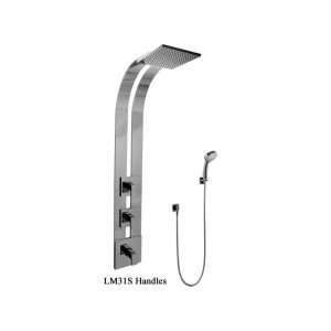    PC Square Thermostatic Ski Shower Set with Hand