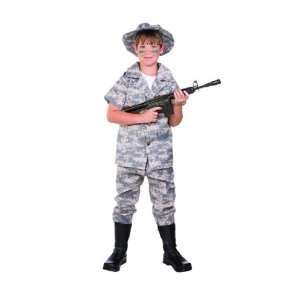  Childs Soldier Costume Size Small (4 6) Toys & Games