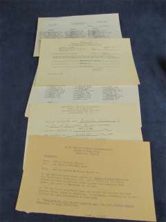 1940s US Navy Forms, Shot Records, Regulations, Papers  