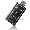 USB 2.0 3D Virtual 7.1 Ch Audio Sound Card External  