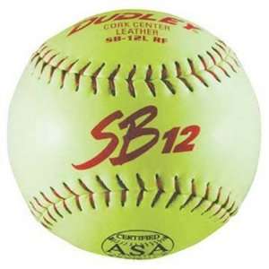  12 SB12 Leather Softballs from Dudley   1 Dozen Sports 