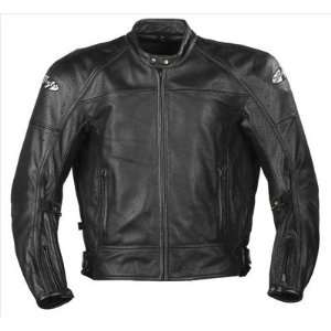 Joe Rocket Sonic 2.0 Mens Perforated Leather Motorcycle Jacket Black 