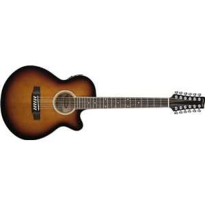  Stagg SW206CETU 12 VS 12 String EL AC Guitar Spruce 