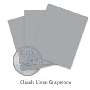    CLASSIC Linen Graystone Paper   250/Package