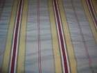 WAVERLY PARCHMENT/RED/​YELLOW/CAPULET STRIPE QUEEN SIZE DUVET COVER