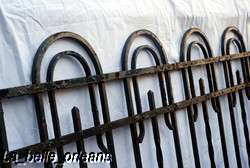 FRENCH ART DECO WROUGHT IRON GATE AND FENCING. WOW  
