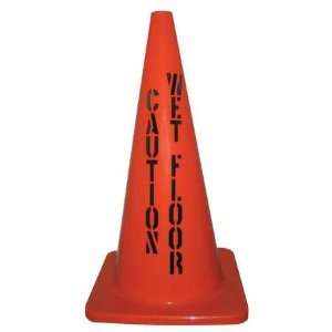 Traffic Cones Caution Wet Floor,Cone,Orange,28 In  
