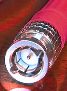 Here is a close look at Canares high quality 75 Ohm BNC connector.*