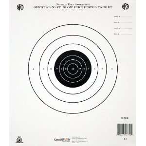   Slow Fire to Train or Qualify Target (Pack of 12)