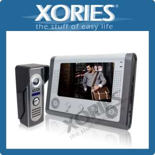 TFT Wireless Video Door Phone 1 Camera 2 Monitor  