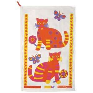   Bridgewater Pat Albeck Tea Towel   Bright Cats Patio, Lawn & Garden